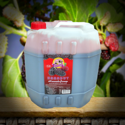 &Uuml;st&uuml;n Karadut Aromalı Şurup 24 litre Bidon 1+9